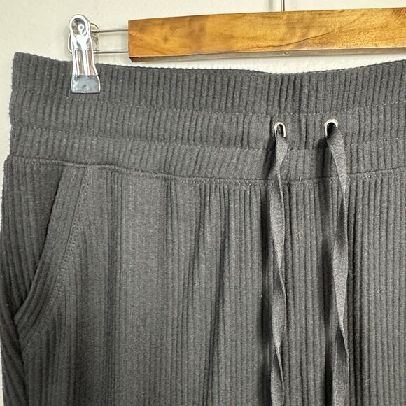 Freely black Ribbed joggers with pockets‎ Drawstring women L - Picture 4 of 9